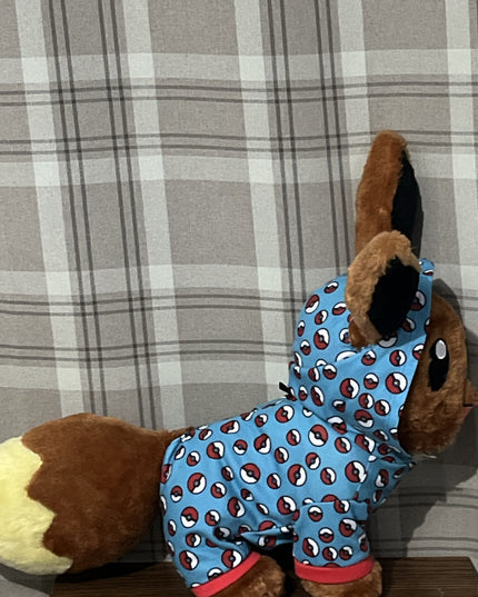 Build A Bear 13” Eevee Pokemon Plush Stuffed Animal W/Pokeball Sleeper Pajamas