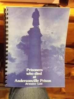 Prisoners who died at Andersonville Prison: Atwater list