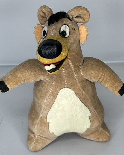 Disney Baloo From The Jungle Book Gund 1966 Stuffed Animal! RARE!