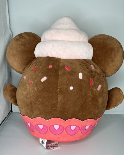 Disney Munchlings Baked Treats Wild Strawberry Cupcake Minnie Mouse 16” Plush