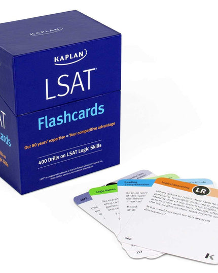 LSAT Prep Flashcards: 400 Drills on LSAT Logic Skills (Kaplan Test Prep)