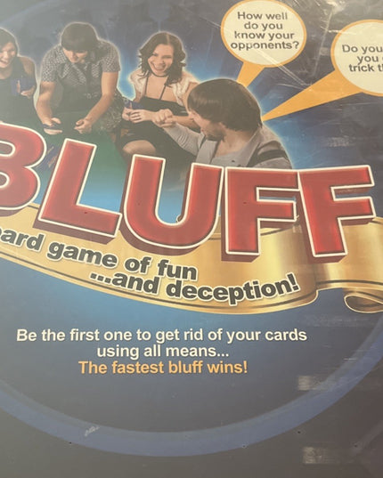 BLUFF Board Game of Fun and Deception Toy Town Board Game New Sealed