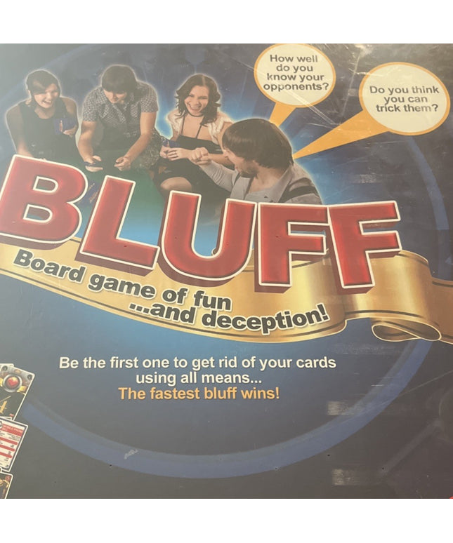 BLUFF Board Game of Fun and Deception Toy Town Board Game New Sealed