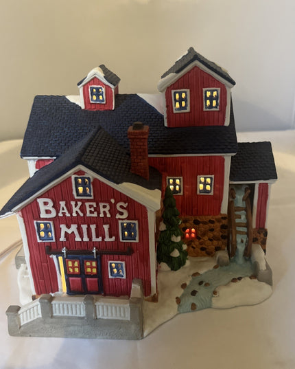 Lemax 1996 Baker's Mill Harvest Crossing #75240