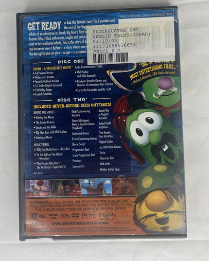Jonah: A Veggie Tales Movie (DVD, 2003, 2-Disc Set, Two-Disc Set)
