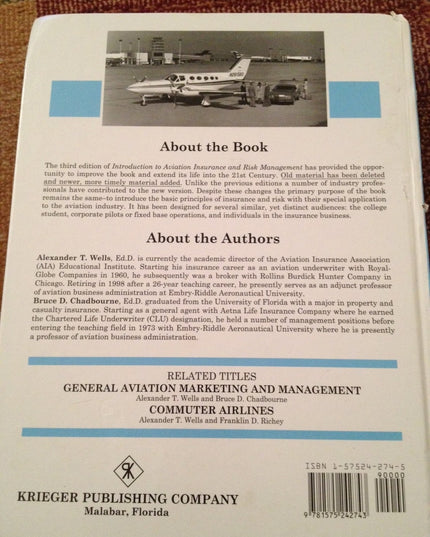 Introduction to Aviation Insurance and Risk Management