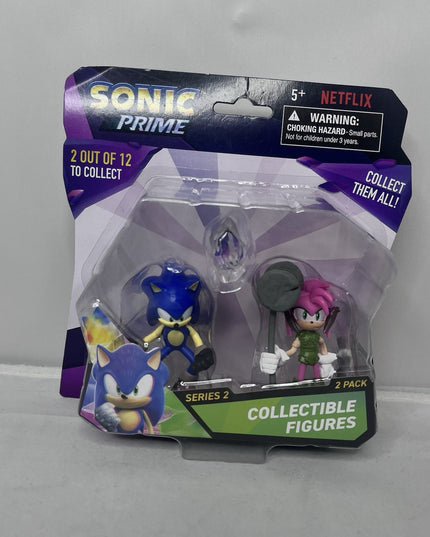 Sonic Prime Series 2 - Sonic And Amy / Collectible Figures