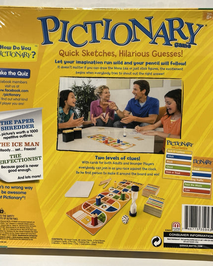 Pictionary Board Game New 2013 Mattel