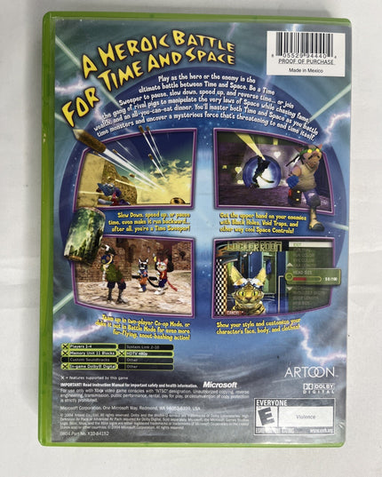 Blinx 2: Masters of Time & Space (Microsoft Xbox, 2004) - Manual Not Included