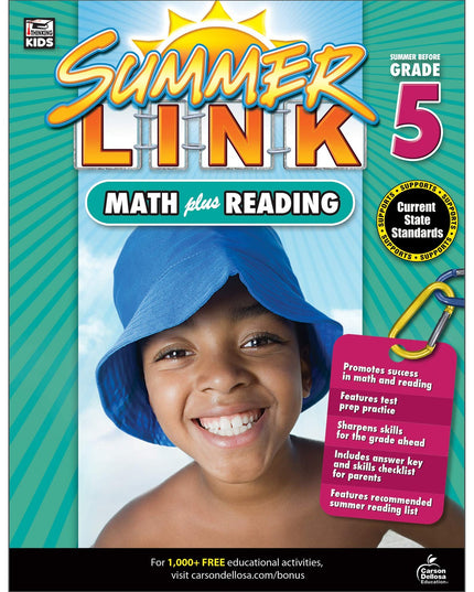 Math Plus Reading Workbook: Summer Before Grade 5 (Summer Link)