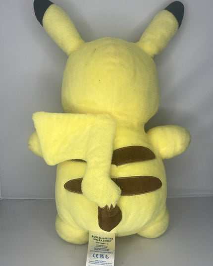 Build a Bear Workshop Pokemon Pikachu Plush Stuffed Animal Toy 16.5" Tall 2021
