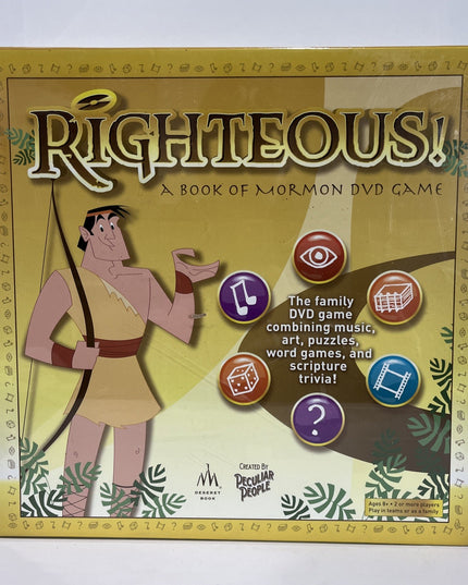 Righteous Religious Family Game Book of Mormon DVD LDS Scripture Trivia 2007