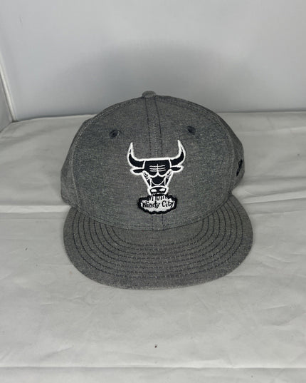 new era 59fifty 7 3/8 Windy City Bulls Hat - Gray