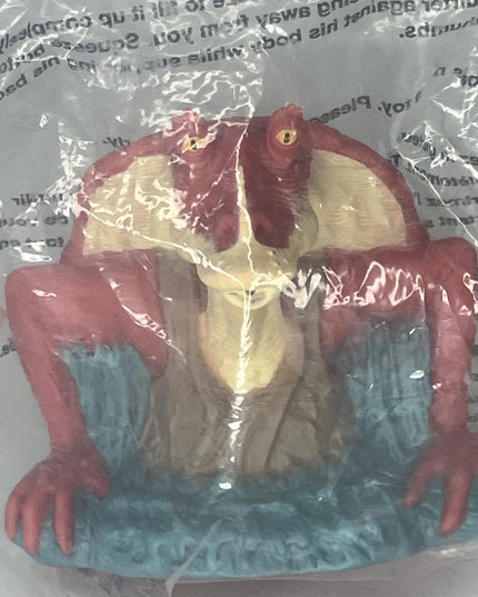 APPLAUSE STAR WARS JAR-JAR BINKS BATH SQUITER TOY