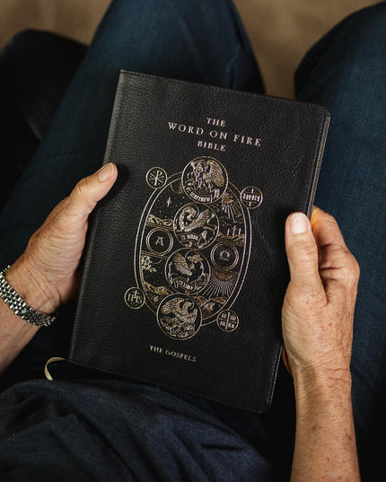 The Word on Fire Bible (Volume I): The Gospels (Leather)