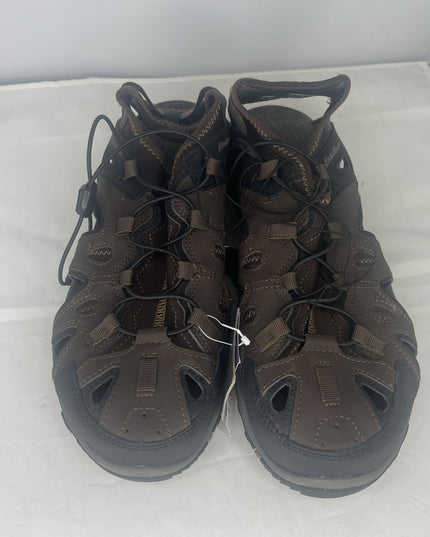 EDDIE BAUER MENS ENCLOSED TOE BUNGEE CLOSURE RAINIER SANDALS