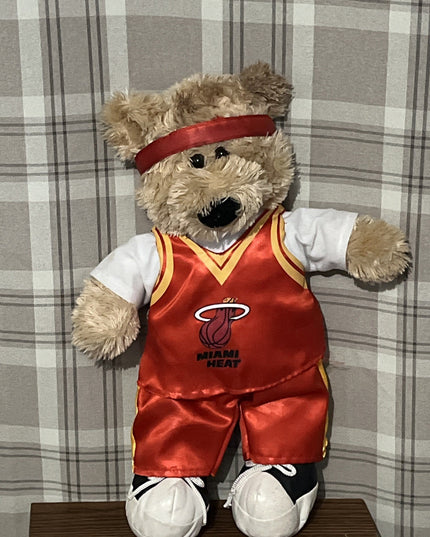 Miami Heat Stuffed Bear 18”