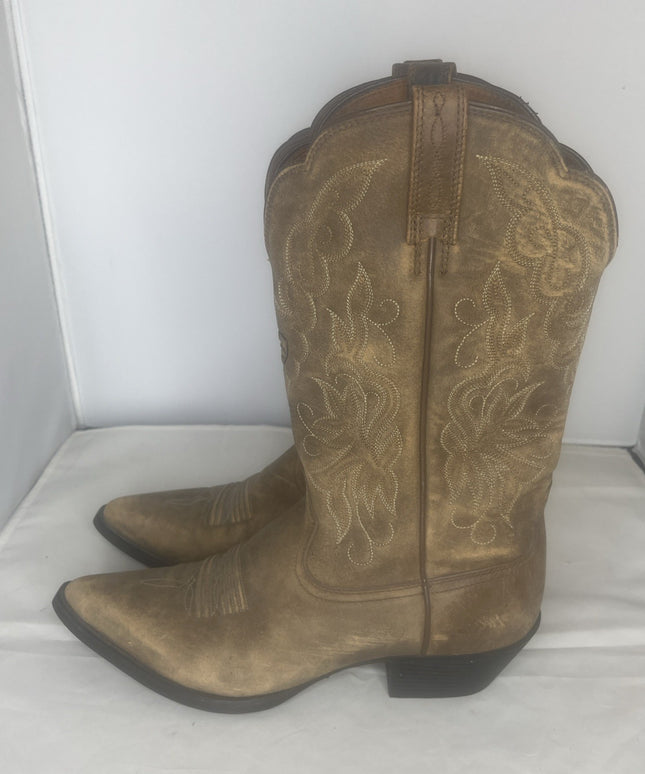Ariat Cowgirl Boots Size 7.5B Style 15729 - Brown/Tan