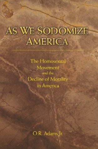 As We Sodomize America