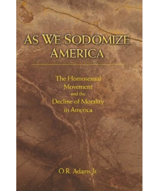 As We Sodomize America