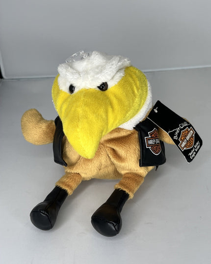 REBEL EAGLE RIDER Harley Davidson Biker Club Stuffed Animal 8" Plush