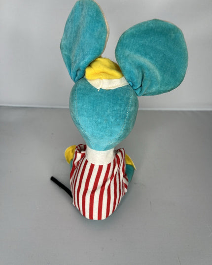 Vintage Dream Pets R. Dakin Blue Mouse Night Cap - Japan