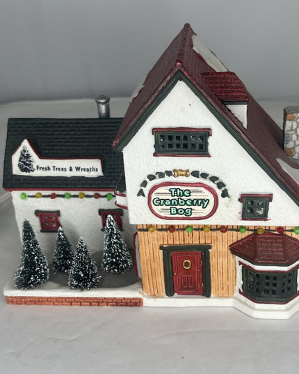 1998 LEMAX Village "THE CRANBERRY BOG" - Christmas Village Store