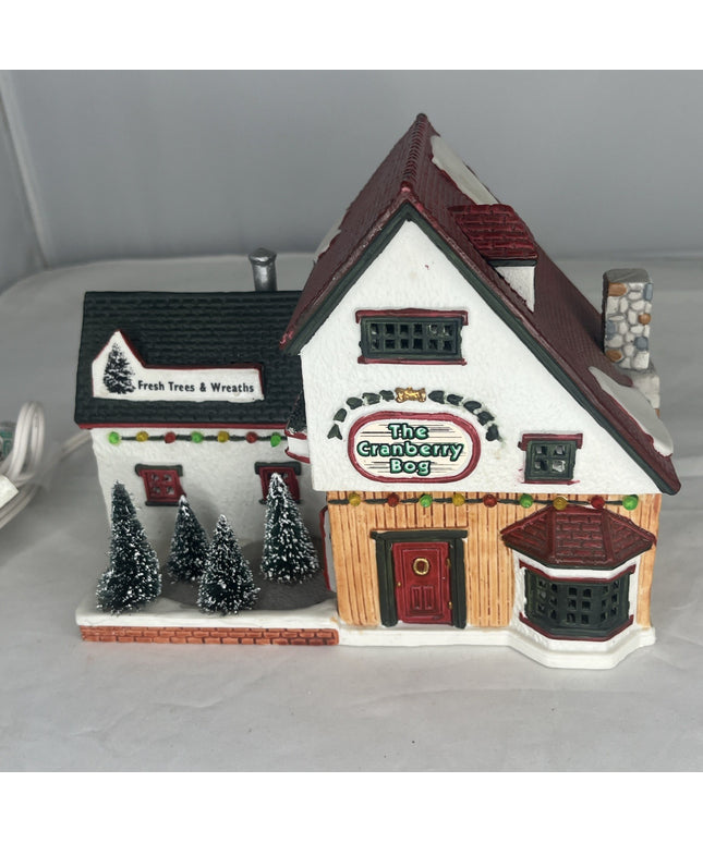 1998 LEMAX Village "THE CRANBERRY BOG" - Christmas Village Store