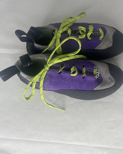 Trax Rubber Evolv - Youth Climbing Shoes - Purple