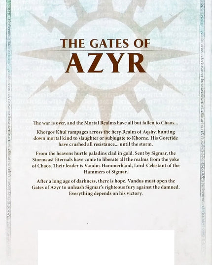 The Gates of Azyr Limited Edition Hardcover: Warhammer Age of Sigmar Realmgate