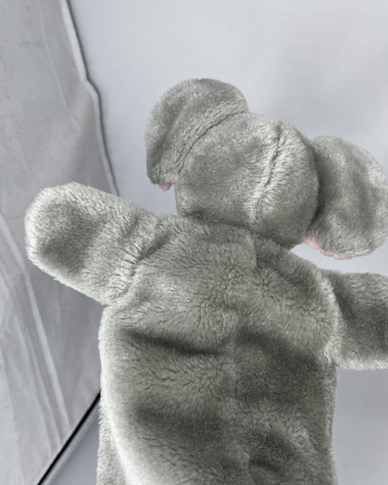 Gray Elephant Hand Puppet 11.5”