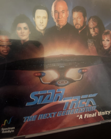 Star Trek The Next Generation A Final Unity - IBM  PC Computer Game CD-ROM 1995