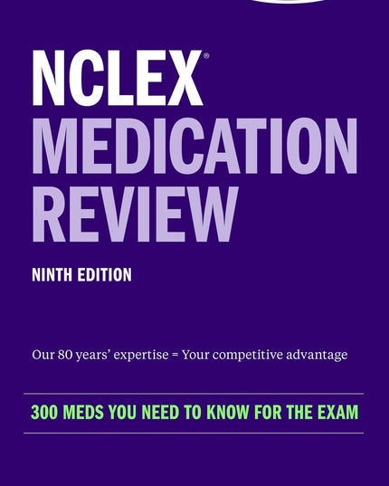 NCLEX Medication Review: 300+ Meds You Need to Know for the Exam in a Pocket-Si