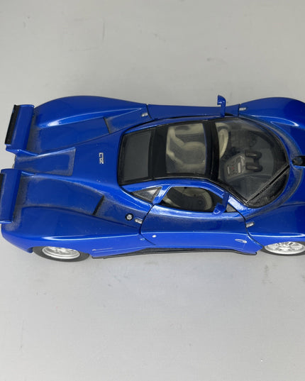 Motor Max 1/24 Scale Loose Die-Cast Pagani Zonda C12 Blue Car
