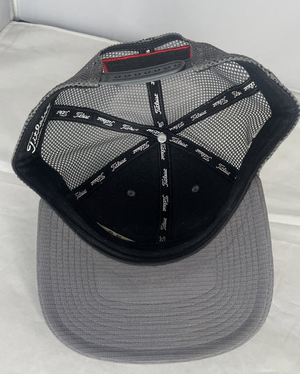 Titleist FJ Pro V1 Hat Cap Snapback Gray Mesh Back Adjustable