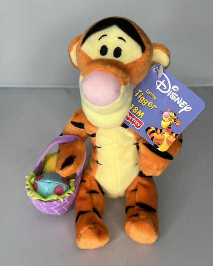 Spring Tigger Fisher Price Plush 7” NWT