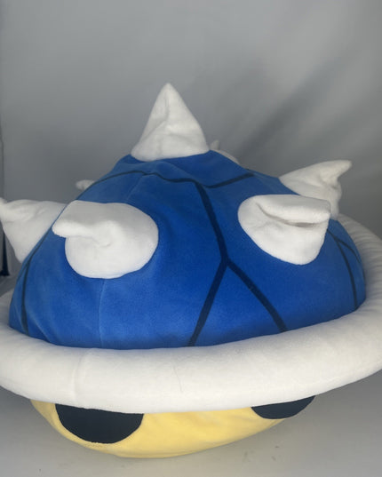 Authentic Nintendo Mario Kart Large 14" Spiny Blue Koopa Shell Plush Stuffed Toy