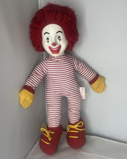 VTG 1984 Mcdonald’s Ronald Mcdonald Stuffed Clown Doll 15”