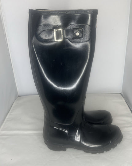Hunter Size 5 Tall Rain Boots - Black