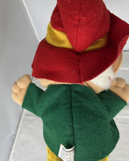 Keebler Elf Hand Puppet Plush 1988 Ernie The Elf Puppet Vintage 13"