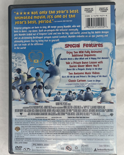 Happy Feet (DVD, 2006)