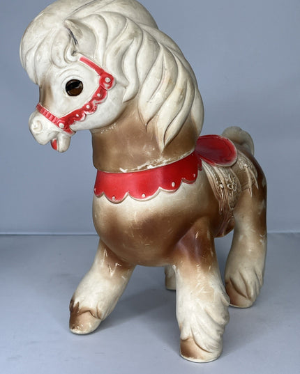 Edward Mobley Rubber Horse Sleep Eyes Vintage Toys Doll 1961 Arrow Rubber Pony