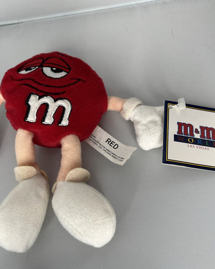 M&M's World 5" Plush Lot of 4 Yellow, Red, Green, Blue
