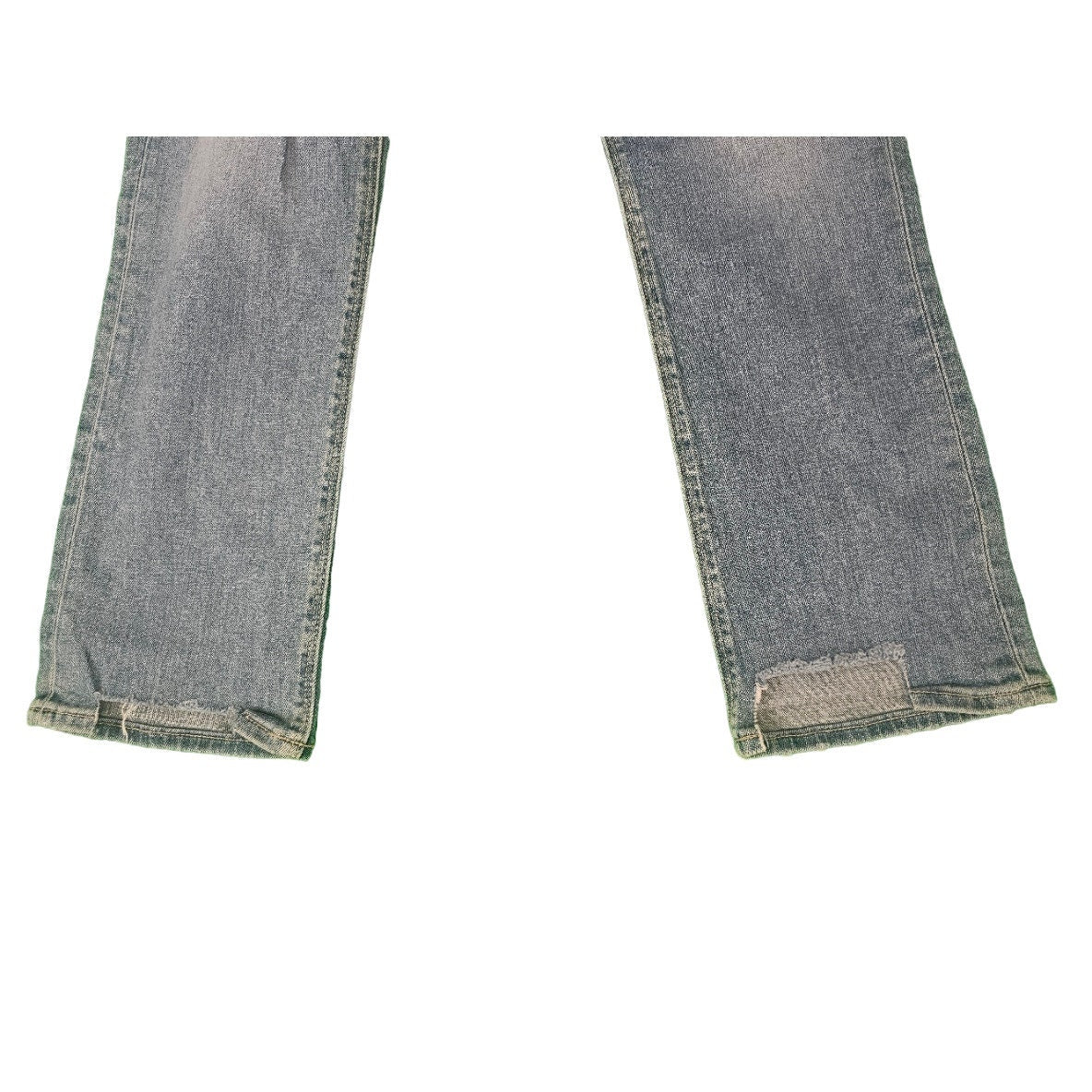 New Womens Hudson Jeans |size 26| Nico Mid-Rise Straight Ankle |  Blue Distress