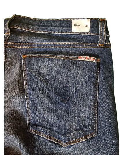 New Womens Hudson Jeans |  size 31 | Krista Super Skinny |  Indigo Blue
