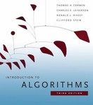 Introduction to Algorithms, Third Edition by Ronald L. Rivest, Charles E....