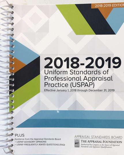 2018-2019 Uniform Standard of Professional Appraisal Practice (USPAP)