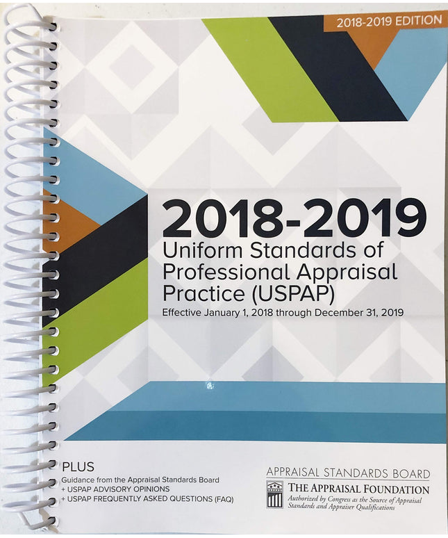 2018-2019 Uniform Standard of Professional Appraisal Practice (USPAP)