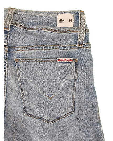 New Womens Hudson Jeans | size 26 | Crop Ginny Straight |  Light Blue