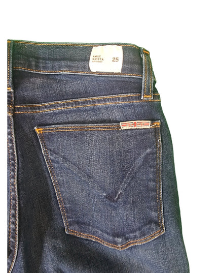 New Women's Hudson Jeans | Size 25 | Krista Super Skinny Ankle | Indigo Blue